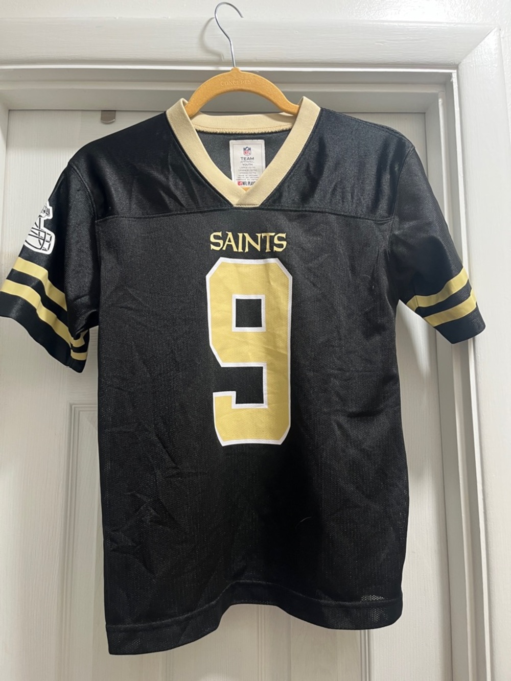 2018 Drew Brees New Orleans Saints #9 Black & Gold Football Jersey